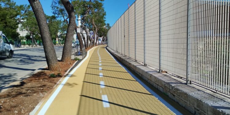 15 03 24 Completati I Lavori Di Manutenzione Straordinaria Della Pista Ciclabile Che Collega Il Varco Della Vittoria Al Cus