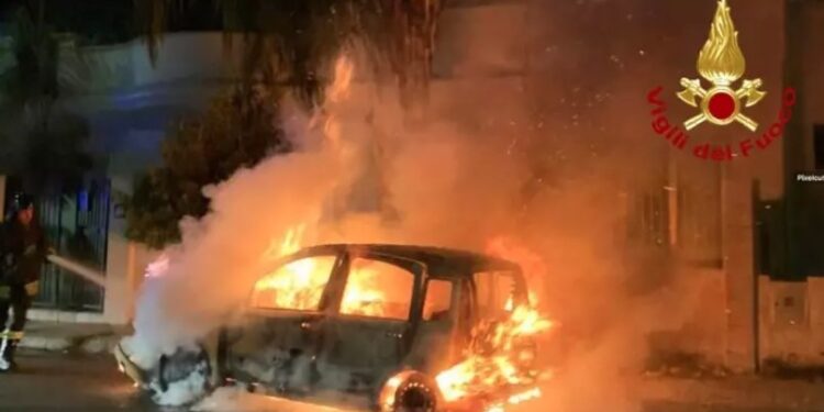 Incendio Auto