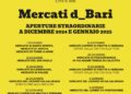 29 11 24 Aperture Straordinarie Festive Dei Mercati Calendario