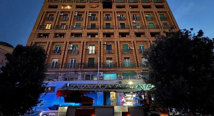 Incendio Napoli